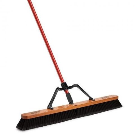LIBMAN Libman Commercial 36" Smooth Sweep Push Broom - Brace Handle - 850 850